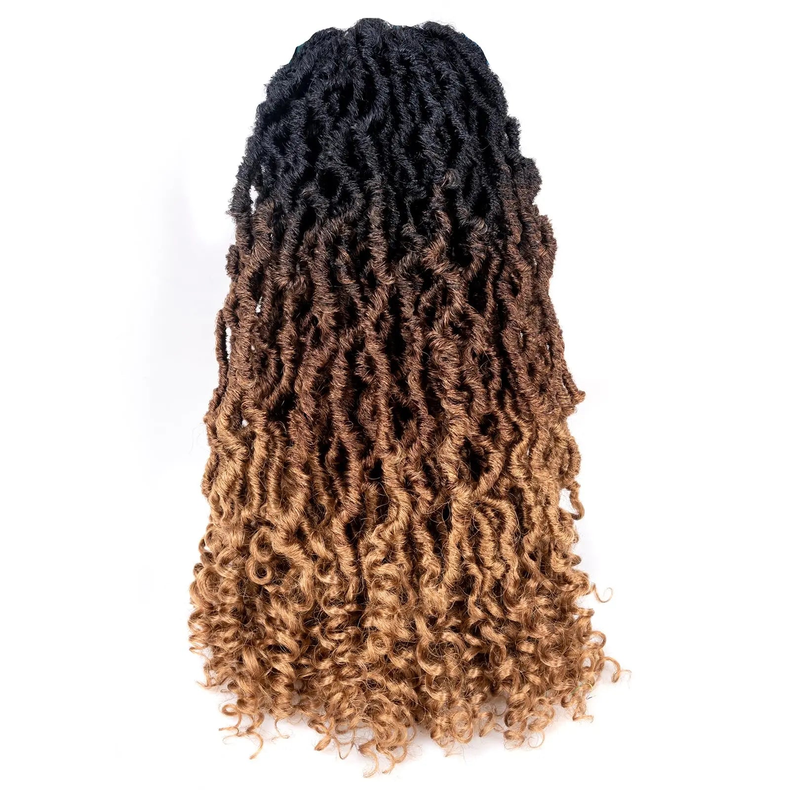 ( US ONLY) FAST SHIPPING PL | Toyotress® Passion Faux Locs Crochet Hair Pre-Looped Curly Faux Locs Hair Extensions Toyotress